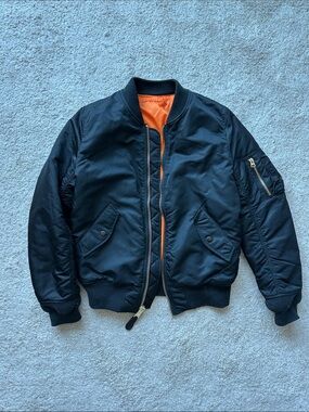 Alpha industry MA1 Black Bomber Jacket Women